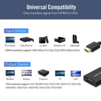 Лот: 21438344. Фото: 2. Адаптер UGREEN HDMI to VGA Converter... Сетевые устройства