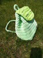 Лот: 16064883. Фото: 5. Рюкзак сумка из трикотажной пряжи...