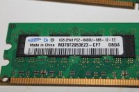 Лот: 6113547. Фото: 4. Samsung DDR2 2x1GB PC2-6400U-666-12-E3... Красноярск
