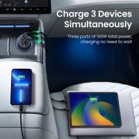 Лот: 21636690. Фото: 5. Автозарядка UGREEN CD293 2*USB-C...