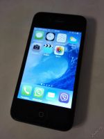 Лот: 6686666. Фото: 2. Продам Apple iPhone 4S 32Gb (черный... Смартфоны, связь, навигация
