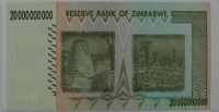 Лот: 6097227. Фото: 2. Зимбабве 20 миллиардов (20 000... Банкноты