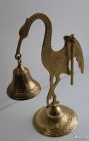 Лот: 8770497. Фото: 3. Колокольчик, гонг. Журавль. Латунь... Сувениры, подарки
