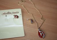 Лот: 3756336. Фото: 4. колье серьги косплект 14k Gold...