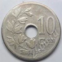 Лот: 217267. Фото: 2. Бельгия. 10 сантим 1904г. (1-4... Монеты