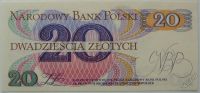 Лот: 5547515. Фото: 2. Польша 20 злотых 1982, в обороте... Банкноты