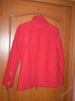 Лот: 36792. Фото: 2. куртка красная! 44р + пояс!