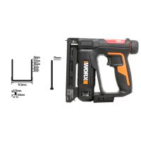 Лот: 24418798. Фото: 2. Степлер WORX WX843 20V аккумуляторный. Инструмент и расходные