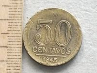 Лот: 16216088. Фото: 4. Монета 50 сентаво Бразилия 1945... Красноярск