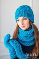 Лот: 16830398. Фото: 4. Женский комплект шапка ,снуд... Красноярск