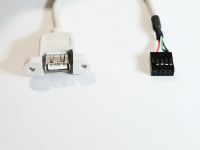 Лот: 21987484. Фото: 2. USB под монтаж винтами с разъёмом... Комплектующие