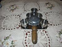 Лот: 9314454. Фото: 4. Набор стопок со звонком Schnapskelle... Красноярск