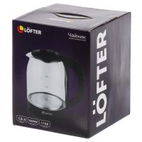 Лот: 24345409. Фото: 8. Чайник электрический Lofter, черный...