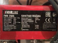 Лот: 9123333. Фото: 2. канатная лебедка FairLine FWK... Инструмент