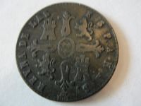 Лот: 4928069. Фото: 2. Испания, 8 мараведи, Изабель II... Монеты