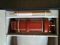 Лот: 4443052. Фото: 3. Кожаный ремень Nautica + коробка... Ювелирные изделия, бижутерия, часы