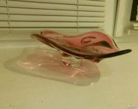 Лот: 13693817. Фото: 3. 1960-е годы Ваза гутное Богемское... Домашний быт