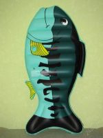 Лот: 71517. Фото: 2. Надувной матрас "Рыба". Туризм, охота, рыбалка, самооборона