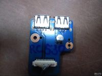 Лот: 8186786. Фото: 2. 2 USB порта, на шлефе. Для ноутбука... Комплектующие