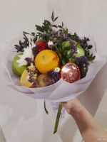 Лот: 17325055. Фото: 2. Букеты из фруктов. Цветы, букеты