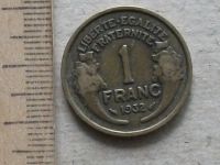Лот: 15925043. Фото: 4. Монета 1 франк один Франция 1932... Красноярск
