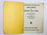 Лот: 23291711. Фото: 2. High Points Spanish Two Years... Учебники и методическая литература