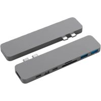 Лот: 21438960. Фото: 2. USB-хаб Hyper HyperDrive PRO 8-in-2... Носители информации
