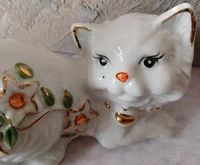 Лот: 23954426. Фото: 2. Статуэтка фарфоровая "Кошечка... Сувениры