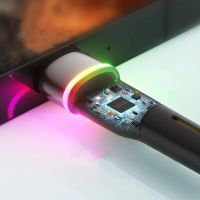 Лот: 19486892. Фото: 2. Кабель Essager 2.4А LED USB-A... Аксессуары