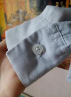 Лот: 7162619. Фото: 3. Рубашка бледно-голубая хлопок... Одежда, обувь, галантерея