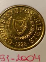 Лот: 11319736. Фото: 3. 727 Кипр 10 центов 1998 год. Коллекционирование, моделизм
