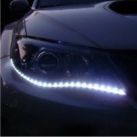 Лот: 7288562. Фото: 3. Ходовые огни гибкие 3528 12V 15SMD... Авто, мото, водный транспорт