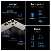 Лот: 21673345. Фото: 8. Смартфон Samsung Galaxy S24 Ultra...