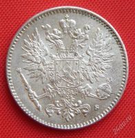 Лот: 1530219. Фото: 2. (№49) 50 пенни 1916 (Финляндия... Монеты