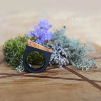 Лот: 13995874. Фото: 3. Перстень с голубыми фианитами... Красноярск