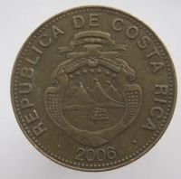 Лот: 8628036. Фото: 2. Коста-Рика 500 колон 2006 (=3... Монеты