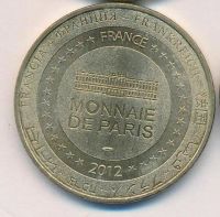 Лот: 19328528. Фото: 2. Франция 2012 жетон медаль Париж... Значки, медали, жетоны