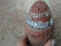 Лот: 16357593. Фото: 3. Голова от снаряда со взрывателем... Коллекционирование, моделизм