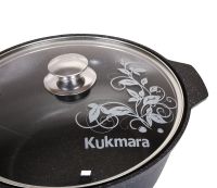 Лот: 12919666. Фото: 2. Жаровня 5л с а/п со стеклянной... Посуда, кухонная утварь