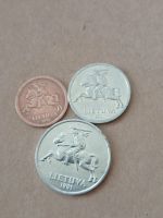 Лот: 24908361. Фото: 3. 1,2,10 сенти 1991 г. Литва. Один... Коллекционирование, моделизм