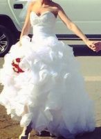 Лот: 7262433. Фото: 2. Шикарное свадебное платье. Свадебная мода