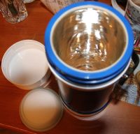 Лот: 17583616. Фото: 2. Термос суповой стеклянный 1 литр. Посуда, кухонная утварь