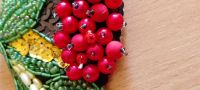 Лот: 21076349. Фото: 3. Брошь из бисера вышитая рябина. Красноярск