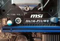 Лот: 22029781. Фото: 3. Материнская плата MSI H61M-P31... Компьютеры, оргтехника, канцтовары