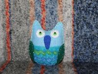 Лот: 3141189. Фото: 2. Совушка ручной работы (украшена... Ручная работа