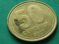 Лот: 11684515. Фото: 2. Монета 50 сентаво Аргентина 2009... Монеты