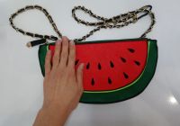Лот: 18215653. Фото: 2. Сумочка арбуз. Одежда и аксессуары