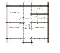 Лот: 11221164. Фото: 5. Проект дома 8*10 из бруса