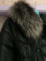 Лот: 10598982. Фото: 3. Пуховик кожаный 46 р-р. Одежда, обувь, галантерея