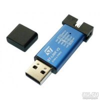 Лот: 9456670. Фото: 2. ST-link V2 программатор для микроконтроллеров... Радиодетали  (электронные компоненты)